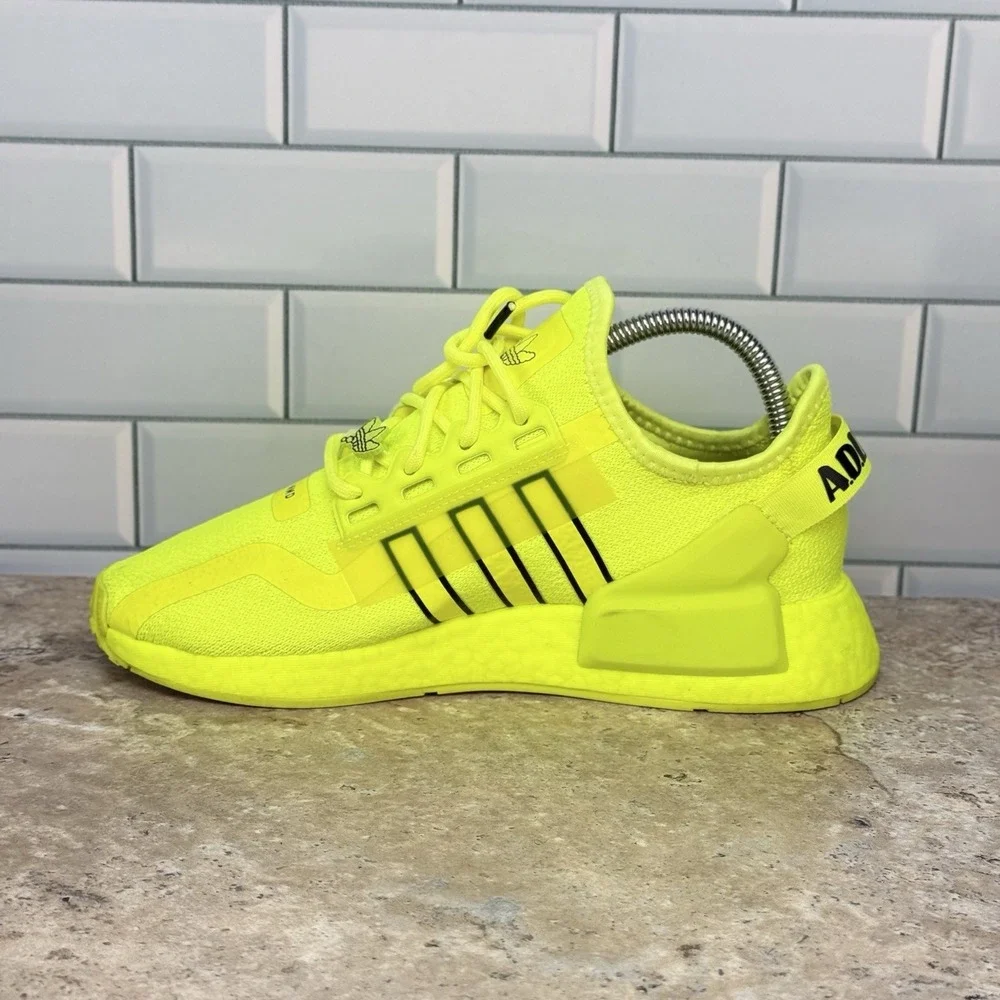 Adidas NMD_R1 V2 - Men's 5.5 - Solar Yellow Running Shoes Sneakers
